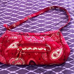 Red Vera Bradley paisley purse